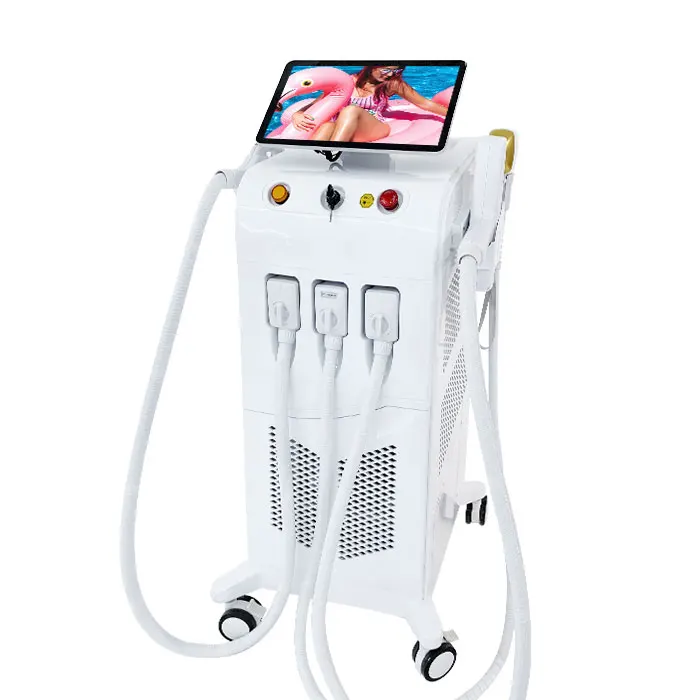 

4 in 1 Multifunctional rf elight ipl rejuvenation nd yag laser tattoo removal diode laser hair removal machine