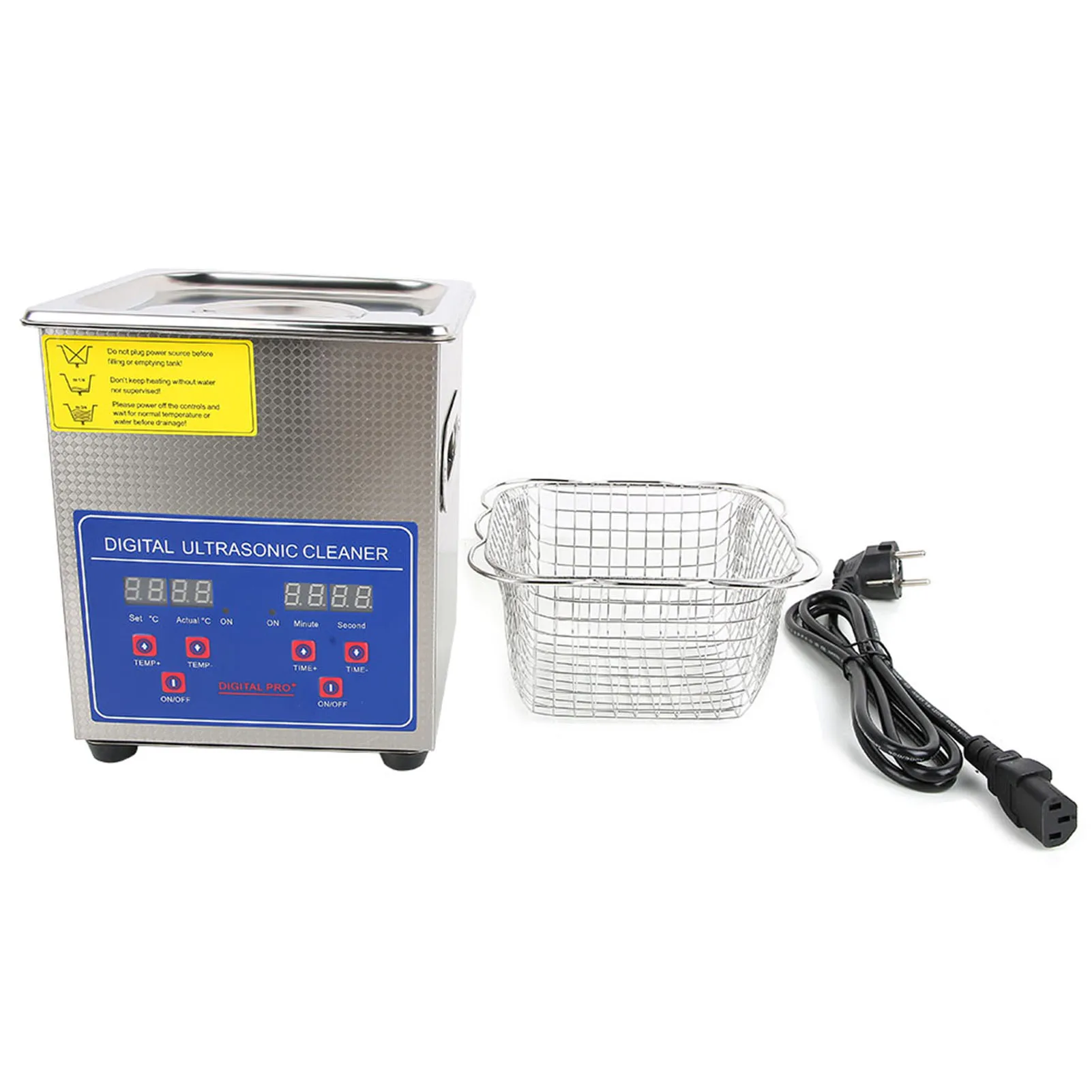 

2021 New Design portable ultrasonic cleaner washing machine digital home use 2L