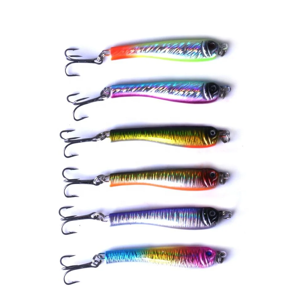 

HENGJIA 24g 55mm japan trolling fishing jigging lures lead jig, 6 colors