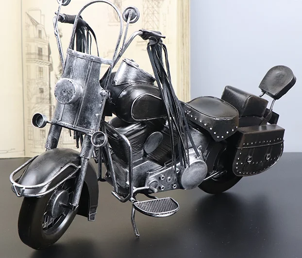 

Cheap Low MOQ Home Decoration Metal Model Antique Style Diecast Toy Vehicles Motorcycle, Bronze