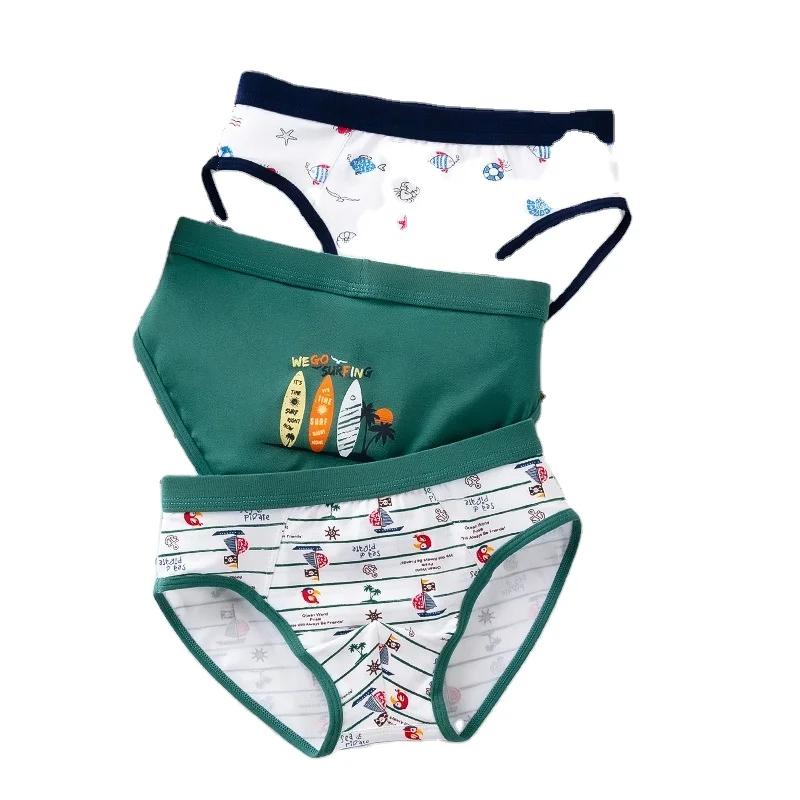 

3 pack Children's cotton boxer briefs boys boxer shorts briefs