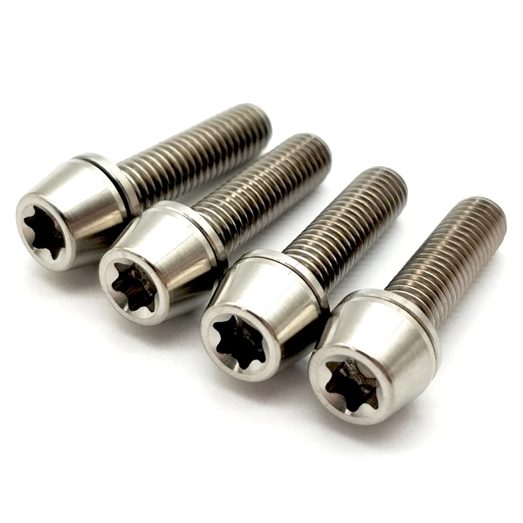 

Factory wholesale M5 M6 M8 Gr5 titanium tapered socket screw