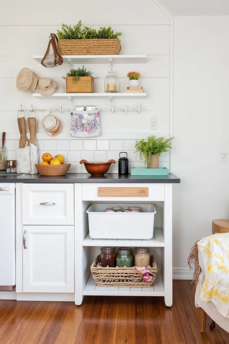 Multi-functional furniture for small dining rooms