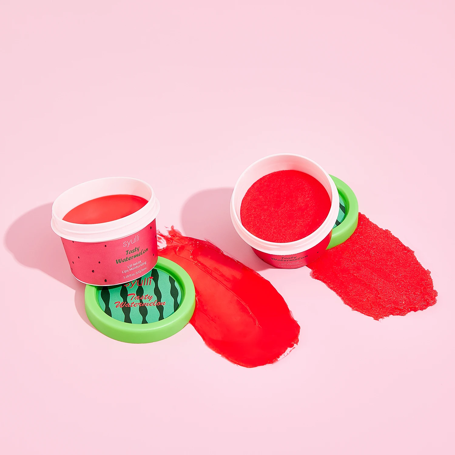

Private Label Exfoliator Nourish Dry Lips Hydrating Watermelon Vegan Lip Sleeping Mask Lip Scrub Set