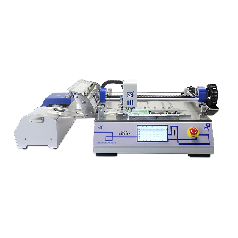 

ZB3245T Small Smt Pick And Place Machine High Precision Pcb Assembly Machine Desktop Pick And Place Machine For Pcb Production