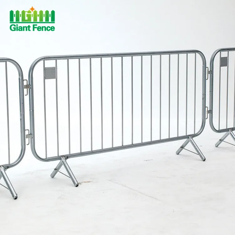 

Manufacturer Cheap Temporary Concert Metal Steel Hot Dipped Galvanized Road Safety Barrier, Silver