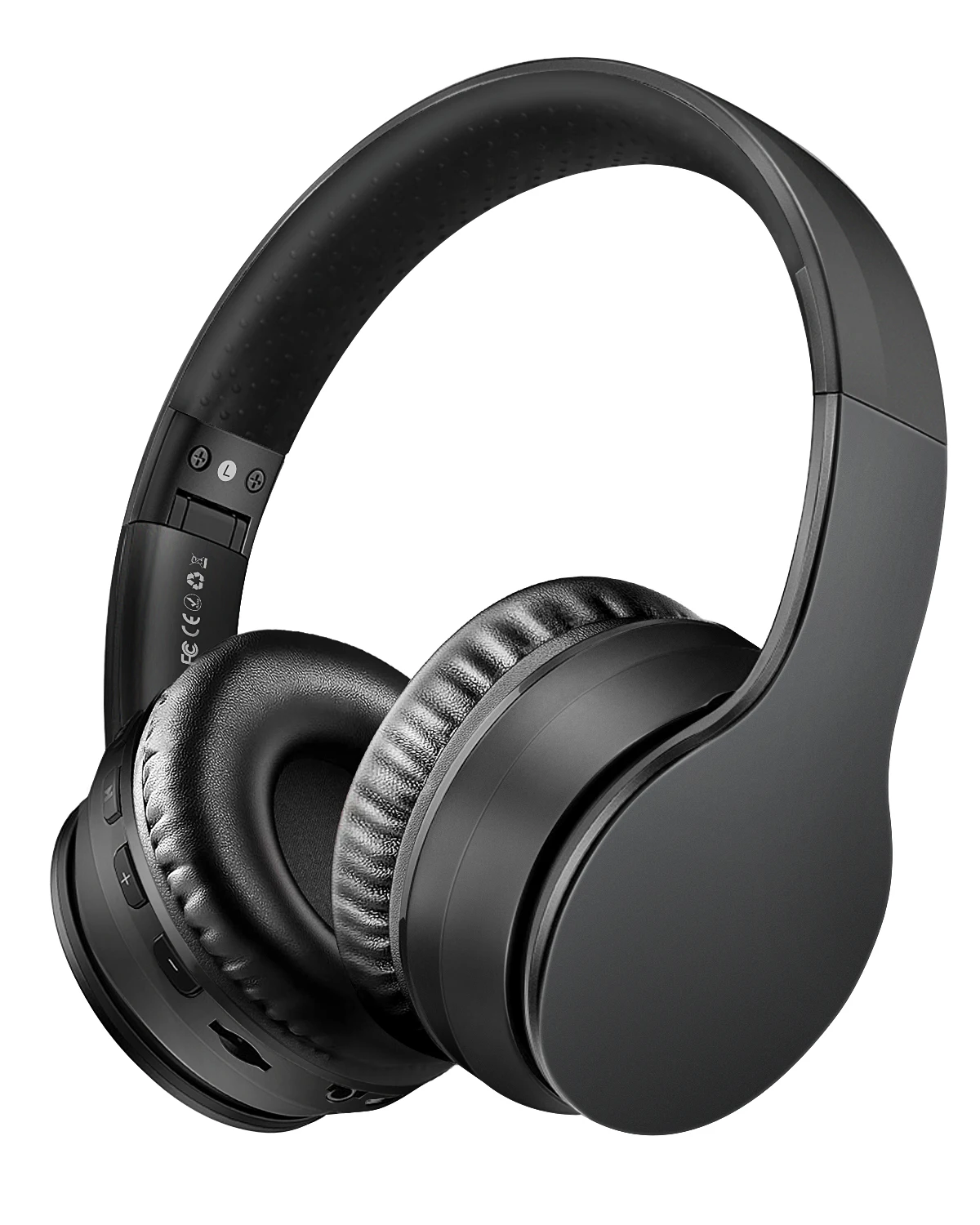 

Eson Style Over ear Build in Micro Wireless Fold able Leather Stereo FM Radio Bluetooth 5.0 wireless headphones, Black, blue, brown, gold, red