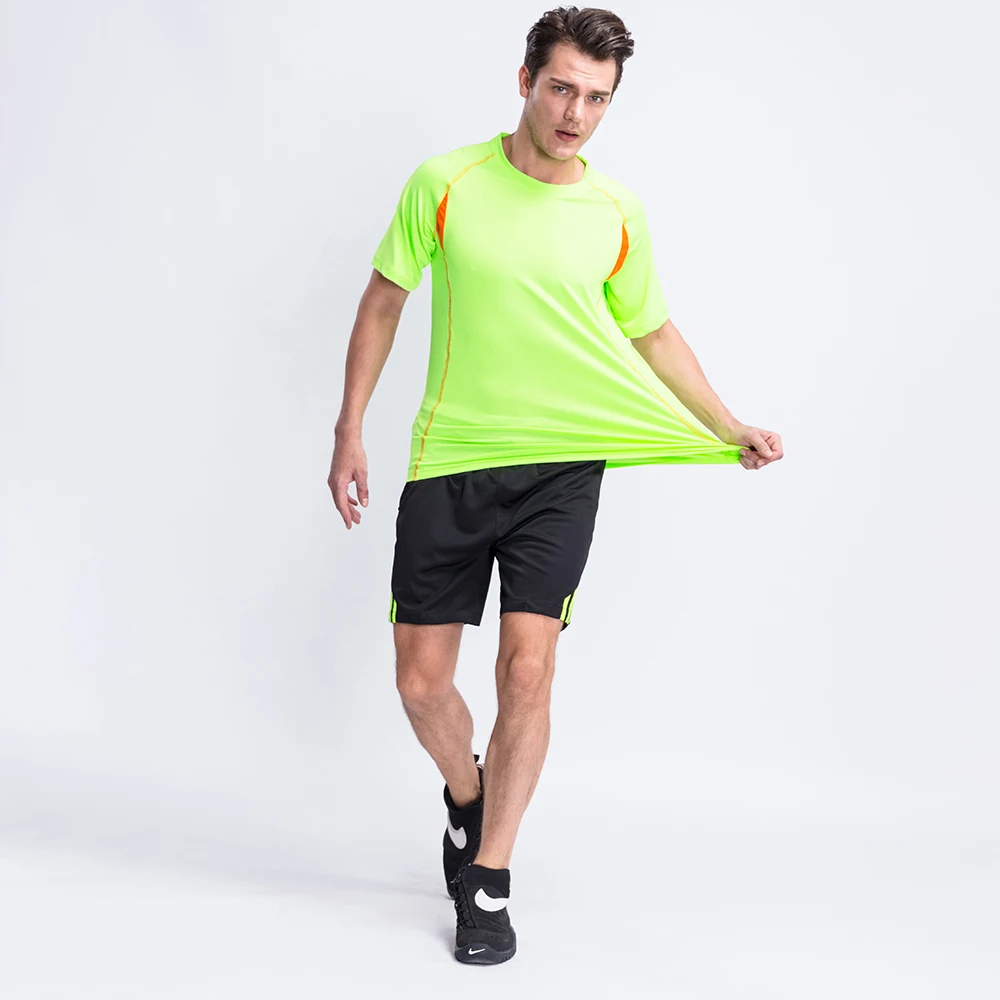 

New price Marathon Running Race Events T Shirt Men's Sport 100% Polyester Dry Fit Breathable, Customized color