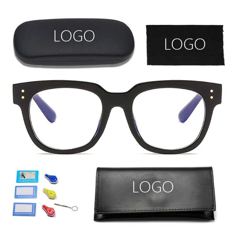 

Clear Eyeglasses River Optical Plastic Frame Blue Light Blocking Glasses, 5 colors