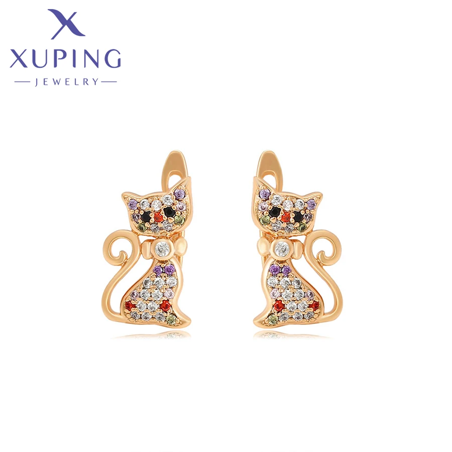 

S00154246 xuping jewelry fashion animal earring 18K gold color Women classic cute hip hop Latest Designs simplicity earring