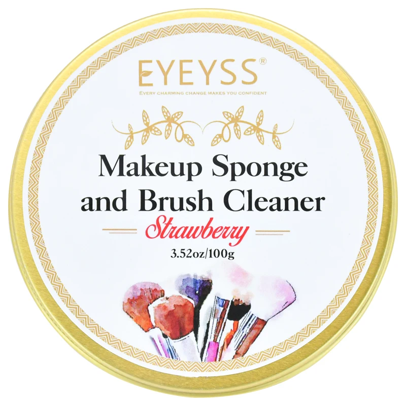 

Private Label Solid Makeup Brush Soap Cleaner And Silicone Cleaning Mat