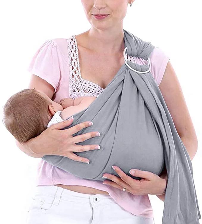 

Wrap Ergo Carrier Sling with Ring Wholesale Baby Sling Wrap Carrier For Newborn Cotton Baby Carrier