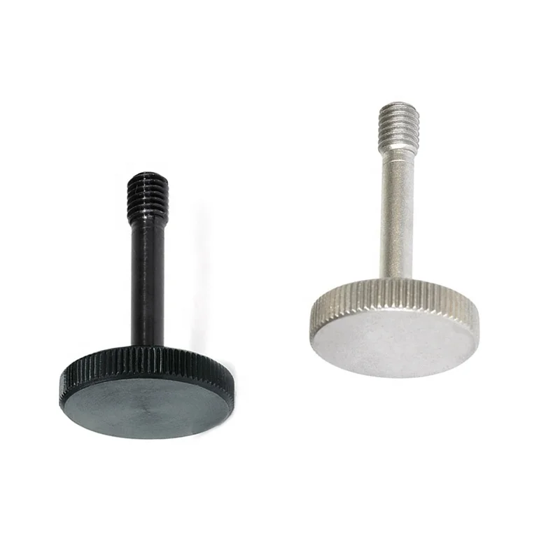 
Factory Direct Plastic Flat Round Head Knurled Knob Thumb Screws 