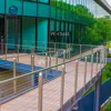 Round Pipe Grill Square Terrace Railing Post Designs Stainless Steel Cable Balcony Railing