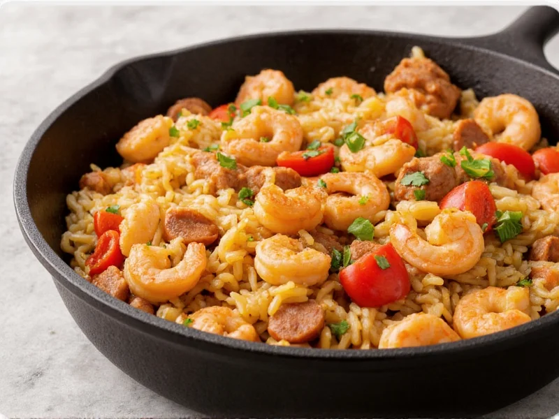 Perfect Shrimp and Sausage Jambalaya Recipe in 45 Minutes