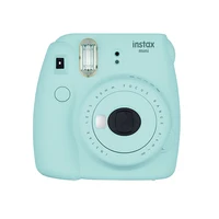 

Portable digital instant camera Fujifilm mini 9 Instax camera Ice blue color with self mirror