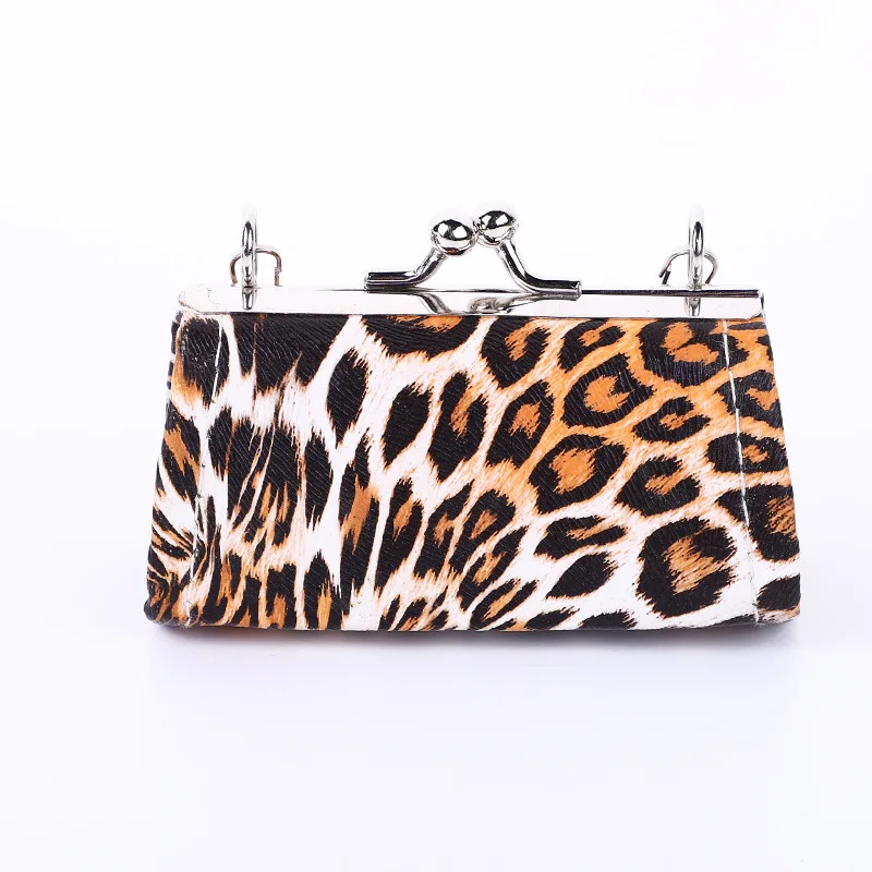 

2021 Leopard Print Dinner Evening Money Tote Handbags bag Clutch Clasp Purse Ladies Luxury