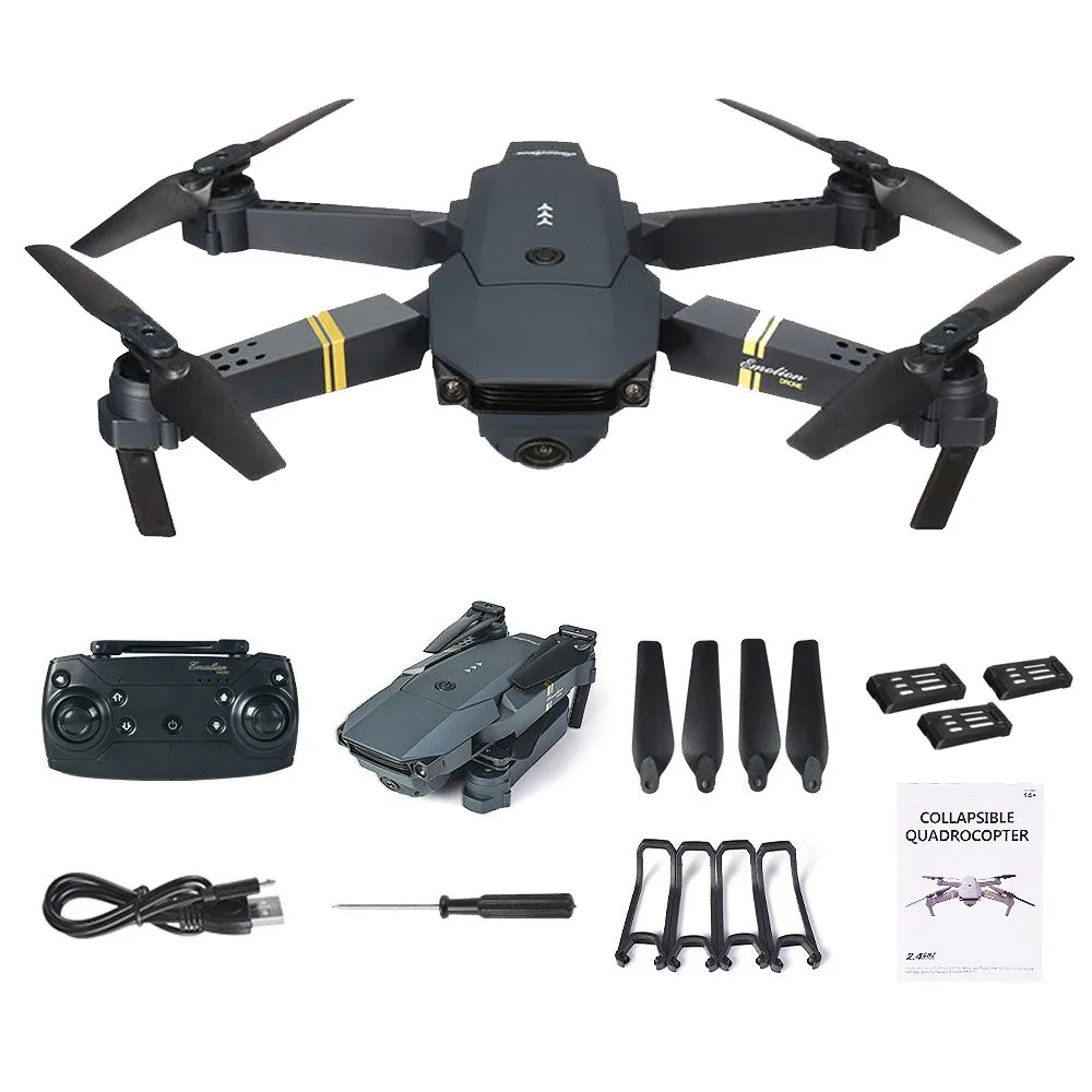 

Newest Hot Sale E58 2.4G Arm RC Drone FPV Wifi 1080P 4K HD Camera Wide-Angle Pocket Quadcopter APP Control Hight Hold Mode RTF