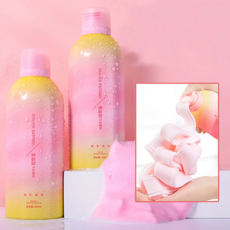 

New Foam Mousse Bubble Body Wash Cleansing Brightening Amino Acid Skin Lightening Whitening Shower Gel For Body Wash