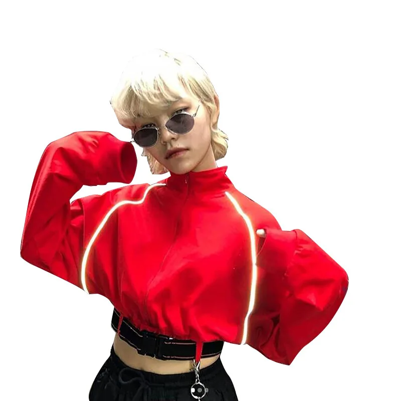 

2020 new arrival women sexy long sleeve o neck Slim crop top Short Street fashion ladies top blouse