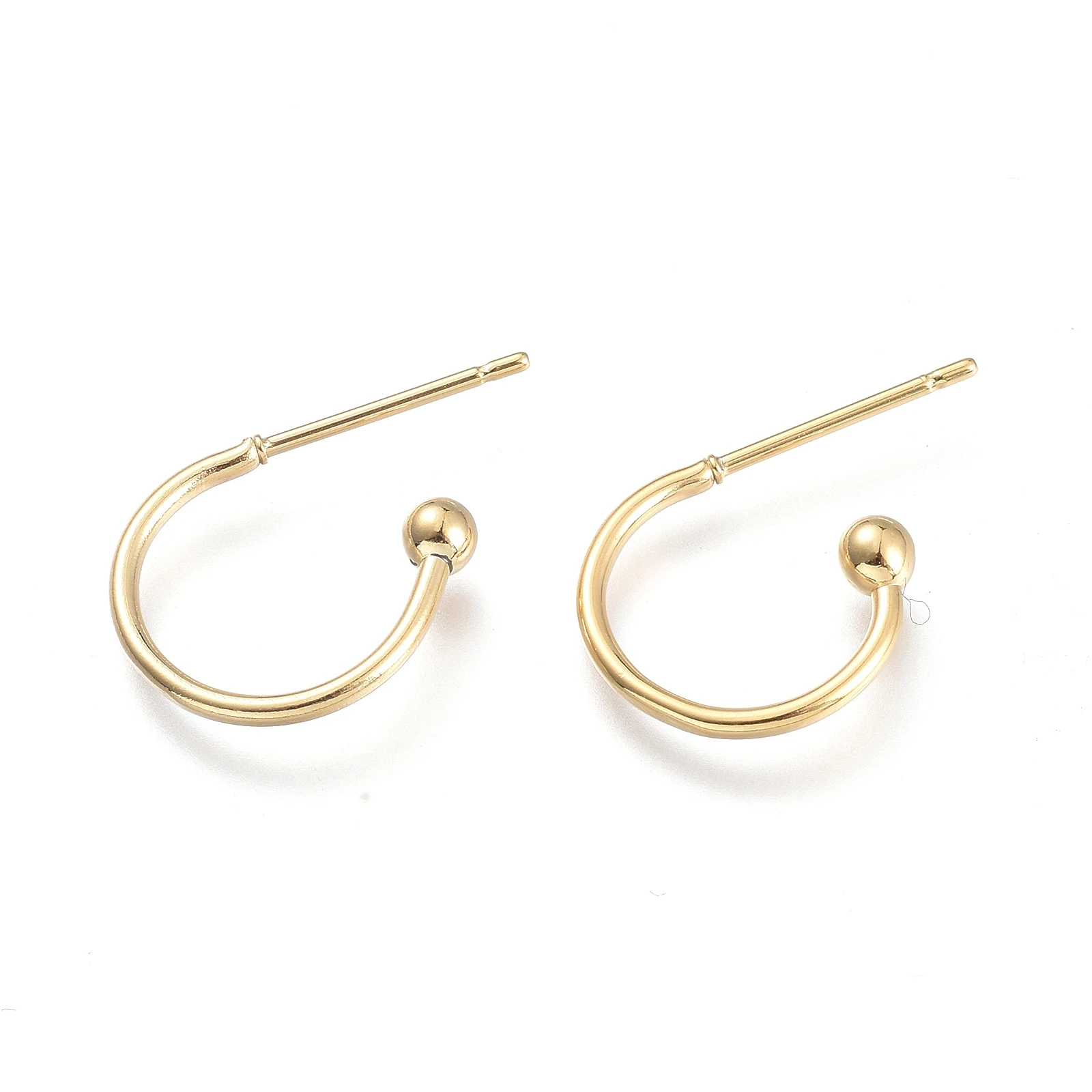 

PandaHall Real 24K Gold Plated 304 Stainless Steel Earring Hooks