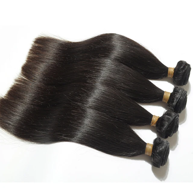 

32 34 36 38 Malaysian Indian Straight Cuticle Hair Weave Bundles , 100% 10A Brazilian Virgin Long 40 Inch Peruvian Human Hair