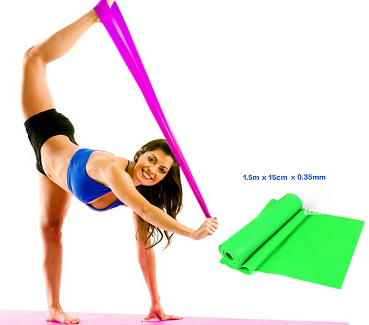 

Wholesale Strength Latex Endless Tension Flat Pink Resistance Band, Yoga Tension Belt, Green/blue/ pink/purple/ customized