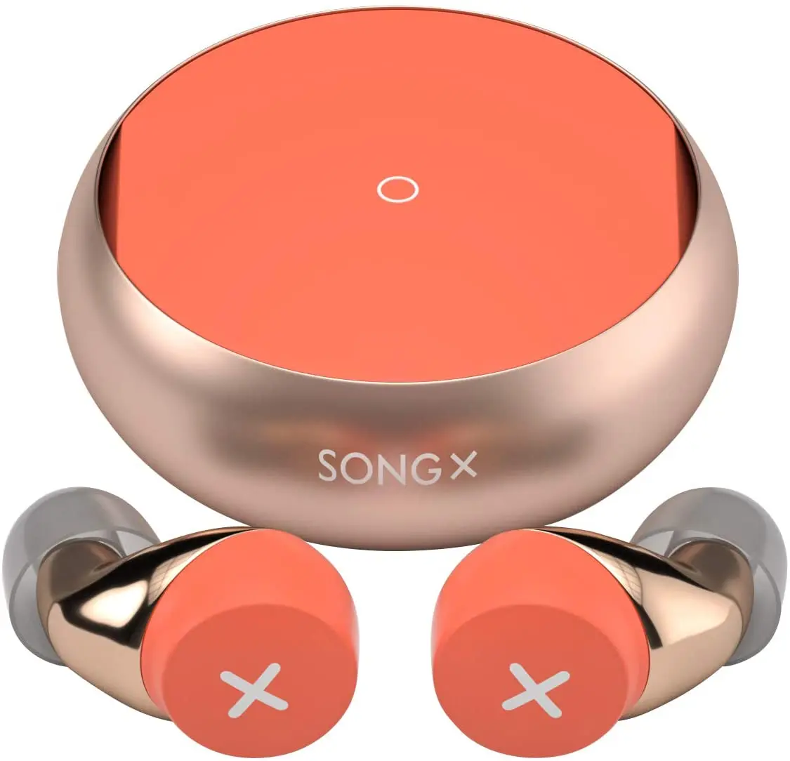 

SONGX 06 True Wireless Earbuds TWS headphone with G-Sensor Touch Control IPX5 waterproof stereo 25H play time SONGX TWS
