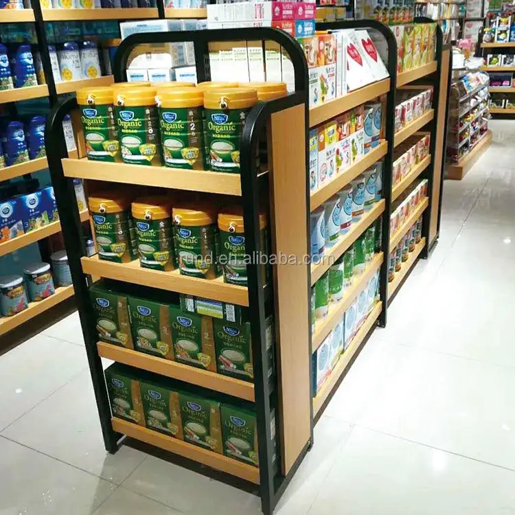 Rd37 Gondola Shelving Supermarket Display Rack Metal Equipment Rack