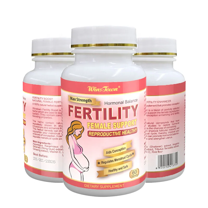 

Natural Female Fertility Tablet wins town organic Cleaning Womb herbs pills detox fertility boost capsule for women having baby