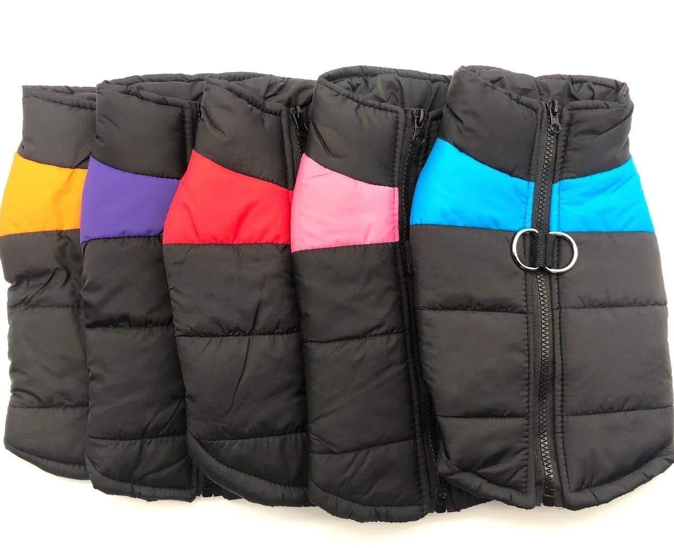 

2021 new design fashion thick warm dog pet clothes, Red, blue, pink, purple, orange