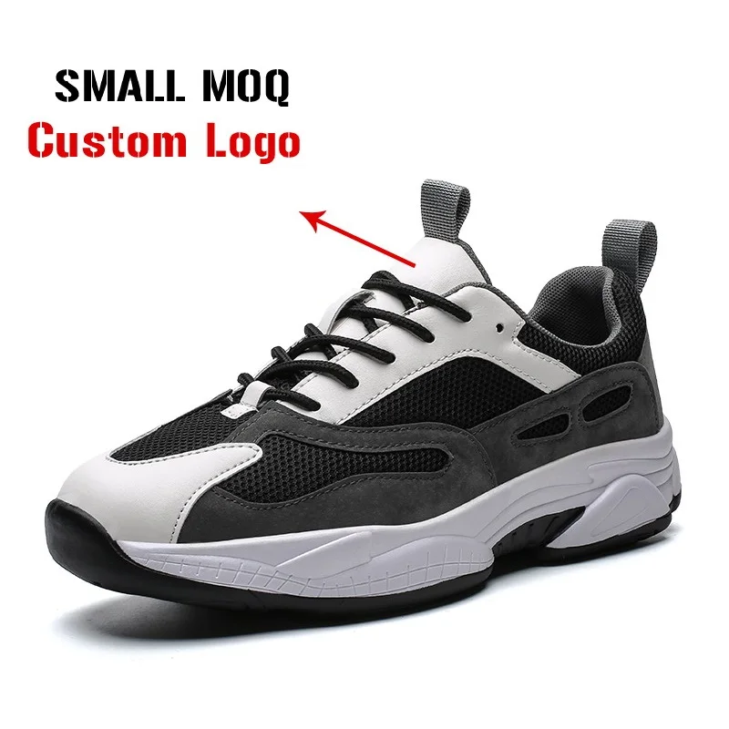 

Factory custom men fashion sports shoes good quality low MOQ non-slip unisex casual walking sneakers