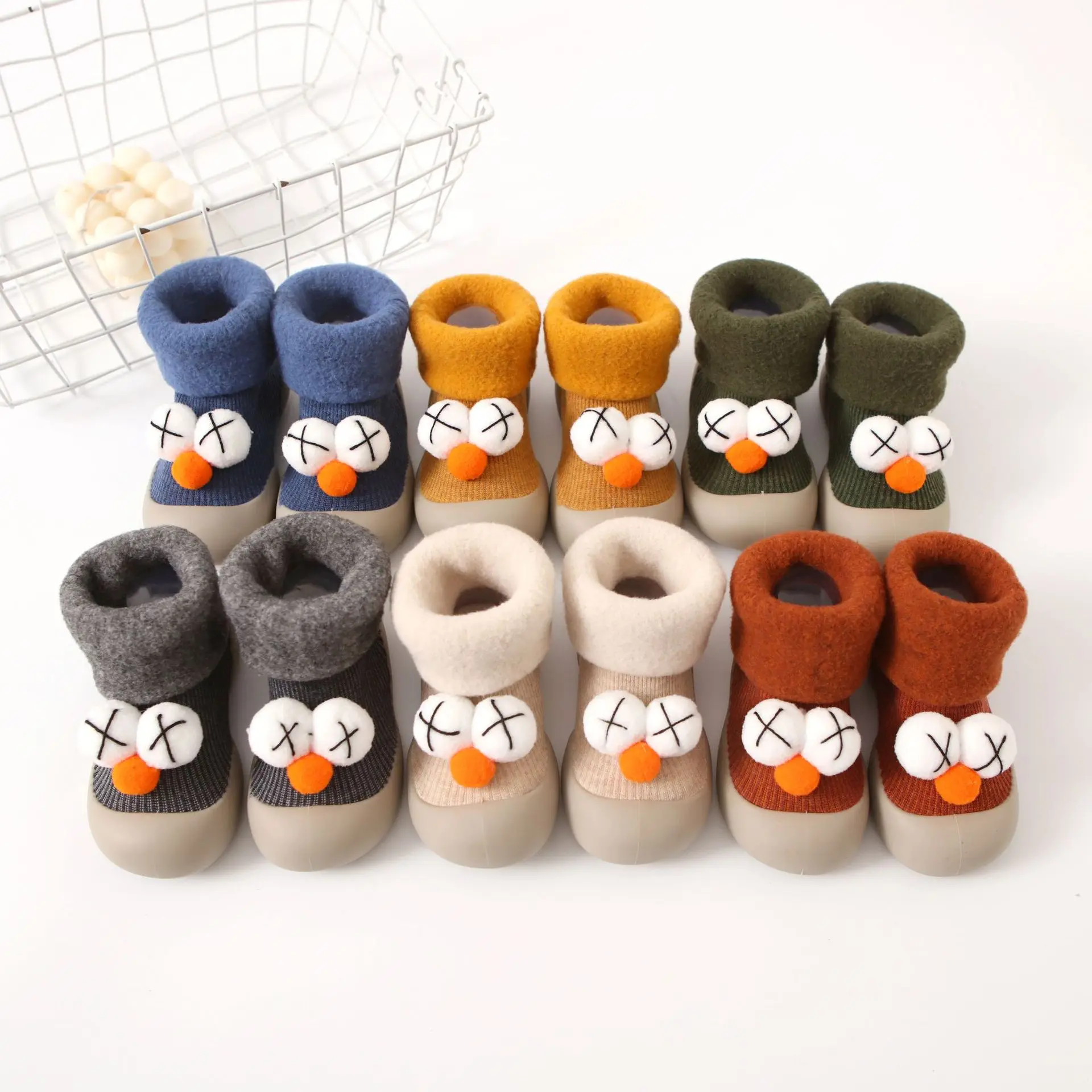 

Children Shoes Socks Anti-slip Slipper Sock Shoes for Outdoor &I ndoor Activities, 6 colors