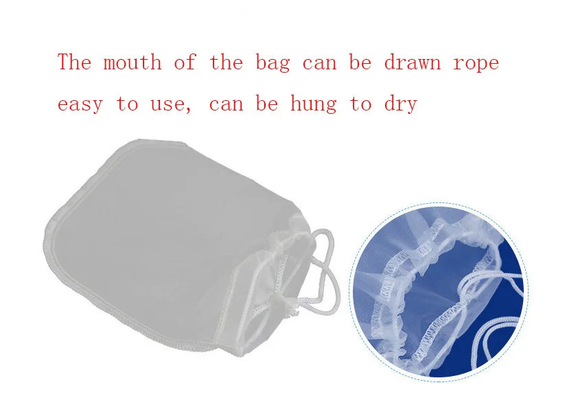 50 80100200 حقيبة مرشح شبكة النايلون ميكرون لترشيح السائل 2