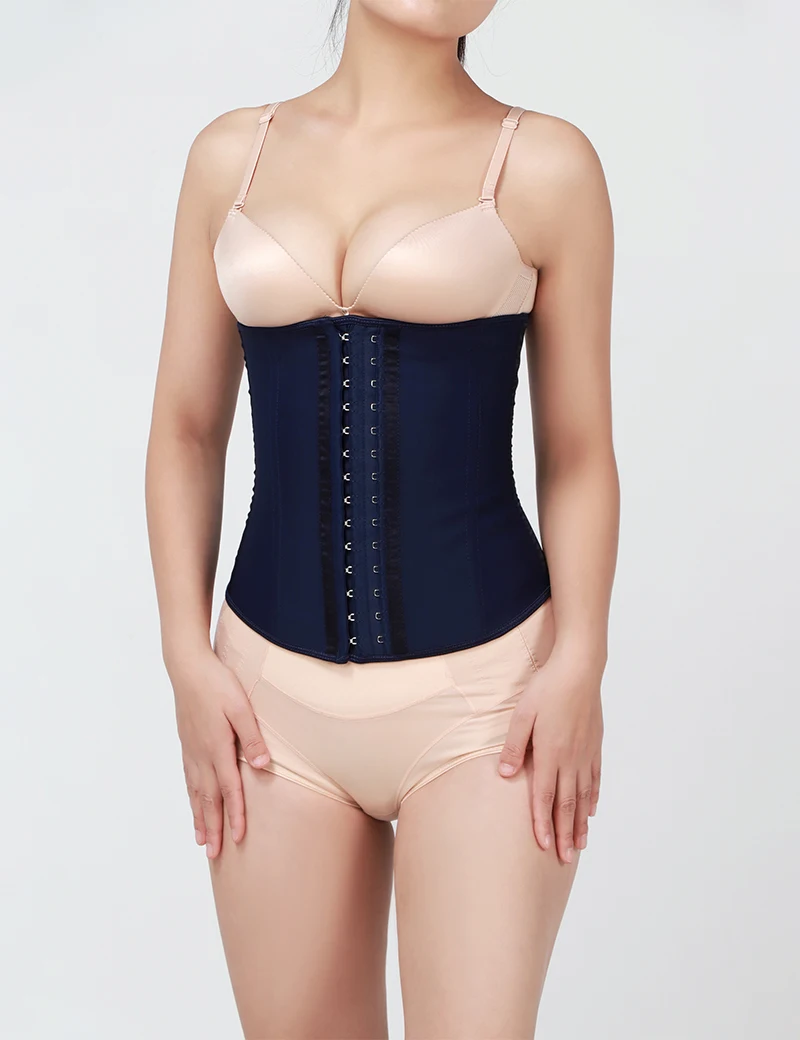 

Wholesale Custom High Waist Body Shapers Waist Shaper Belt Sweat Latex Girdles For Women, Blue