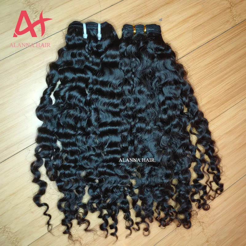 

Hot Sale Raw Human Virgin Hair Extensions Natural Color Top Grade 12A Raw Cuticle Aligned Hair Burmese Curly Hair Weave Bundles