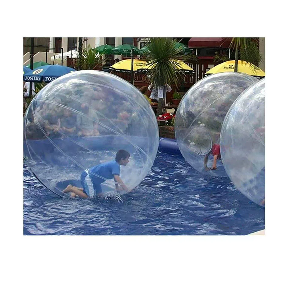 

Colorful inflatable water walking ball, high quality inflatable plastic water balls for swimming pool, Yellow,blue,green,white,black,etc,customized