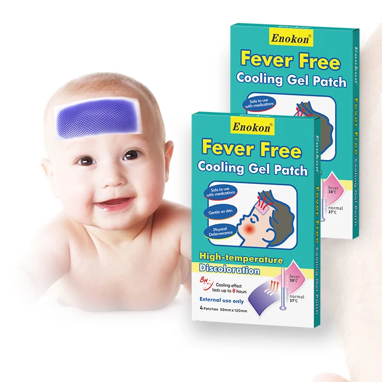 

Hydrogel Fever reducing cool patch Colorful cool pad fever patch cooling gel patch for kids
