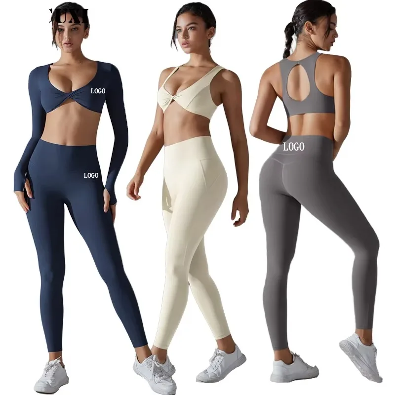 3 Piece Seamless Yoga Activewear Set