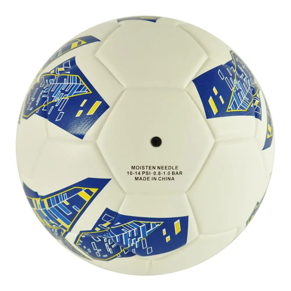 
ball sporting goods train ballon de foot en cuir futsal customized Laminated thermal bonded soccer balls footballs 