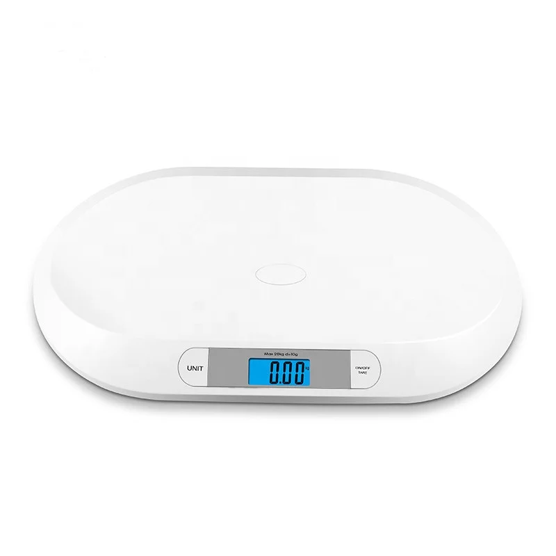 

2021 High Precisions Platform White Weighing Electronic 20 kg Digital Baby Scale medical newborn child weight scale