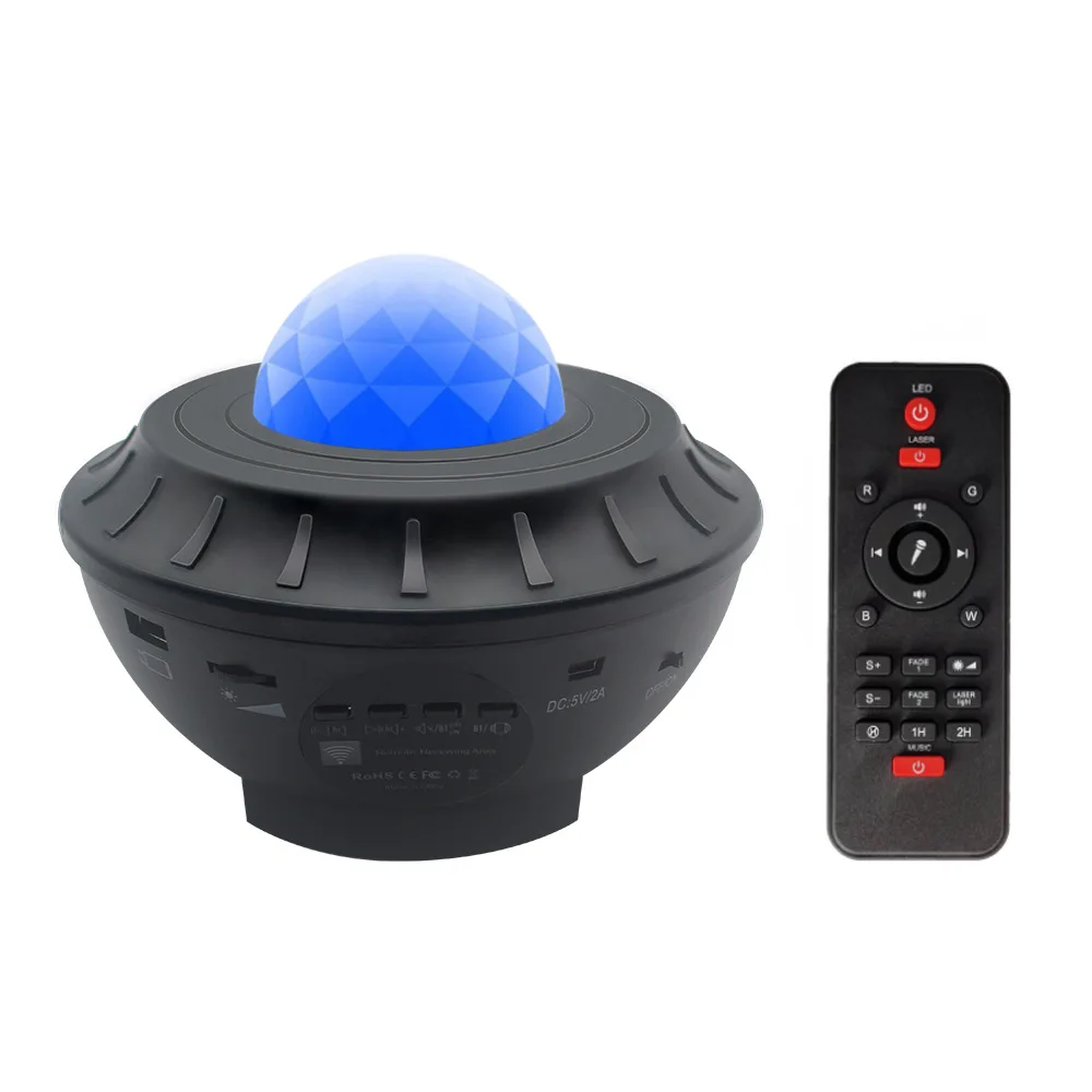 Free logo custom Multifunction led USB Star bluetooth car roof with Remote Control Baby Starry Night Light Galaxy Projector