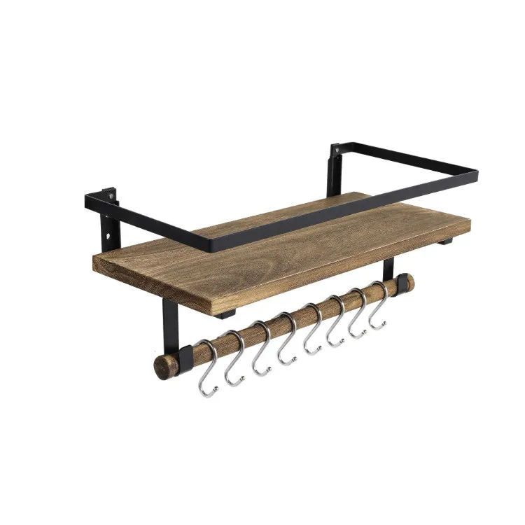 wooden decoration wall shelf