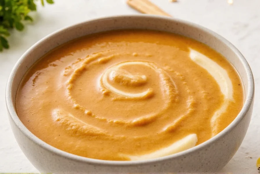 Homemade Peanut Sauce in Bowl