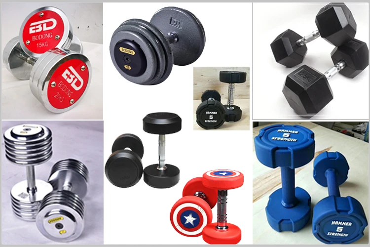 Customer Logo available PU 5kg 10kg Dumbbell set bodybuilding hot sale fitness equipment