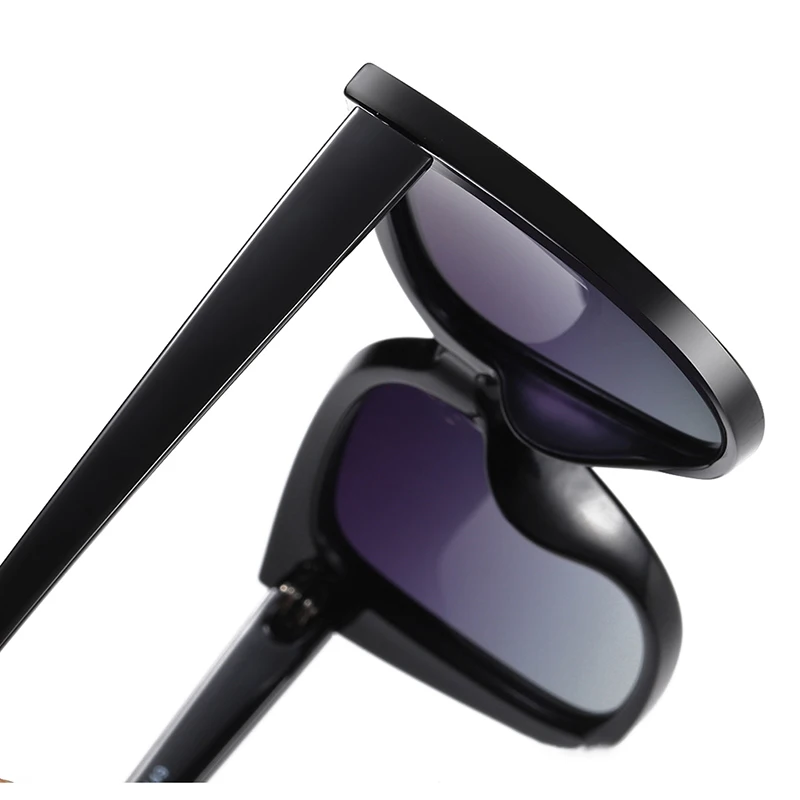 Stylish Transparent Frame Custom Logo Polarized Women Cat Eye Sunglasses