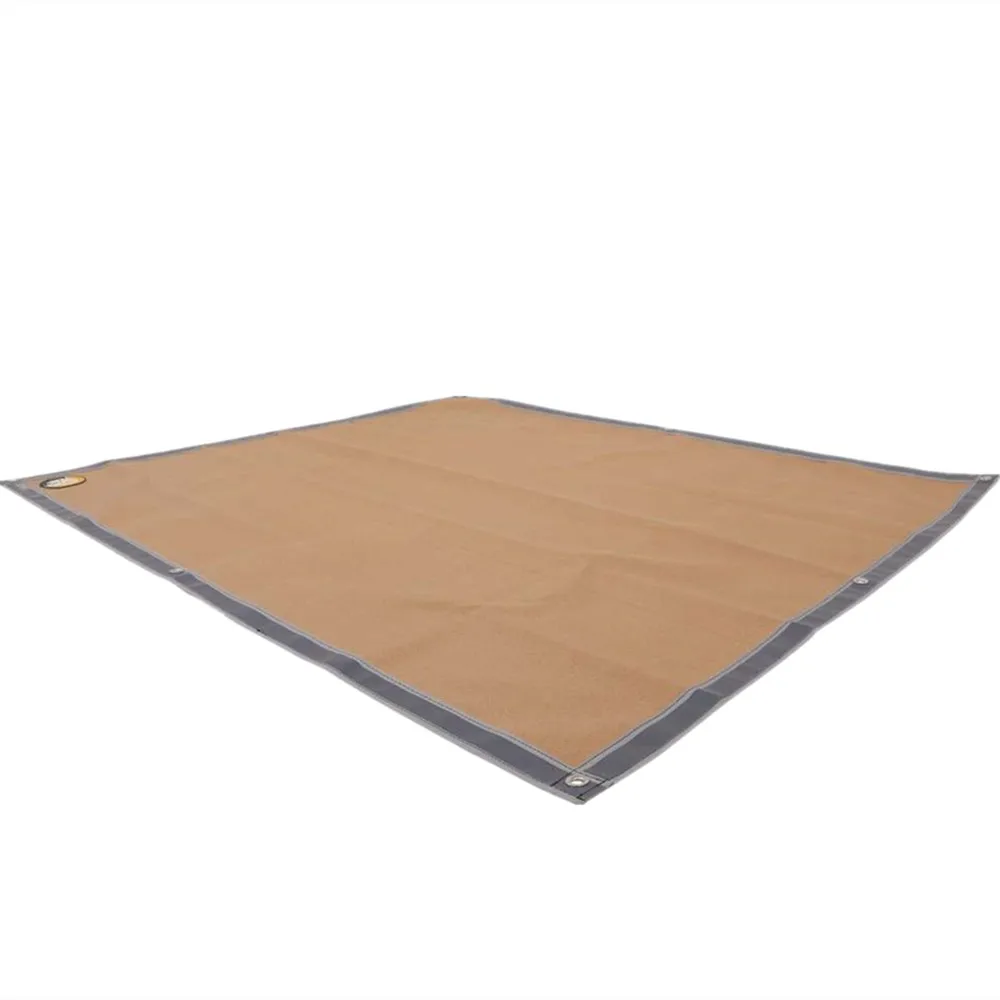 

Silicone rubber Coated High Temperature Fireproof Grill Mat and Fire Pit Mat 38" Fire Pit Pad Deck Protector