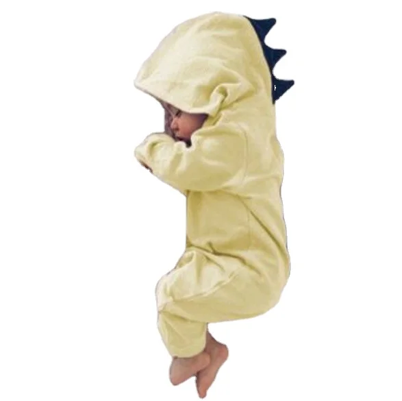 

Hot Sale Newborn Unisex Long sleeve Toddler Korean Style Hooded Romper Baby Clothes Hoodies jumpsuit baby clothes, As picture