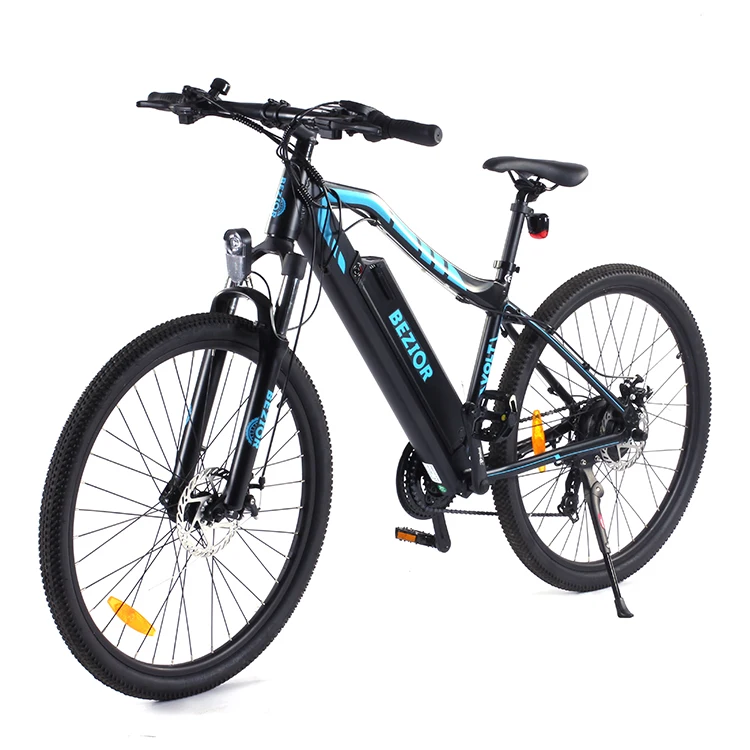 

UK warehouse delivery BEZIOR M1 male electric bicycle 48V12.5Ah 250W motor power 27.5inch wheels up to 25KM mileage