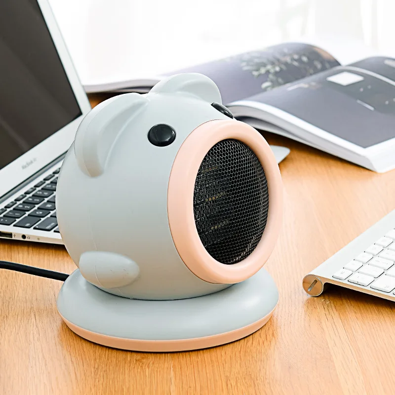 
Ceramic Quick Heating Portable Desk Electric heater mini Desktop Electric Fan Heater For Home Office 